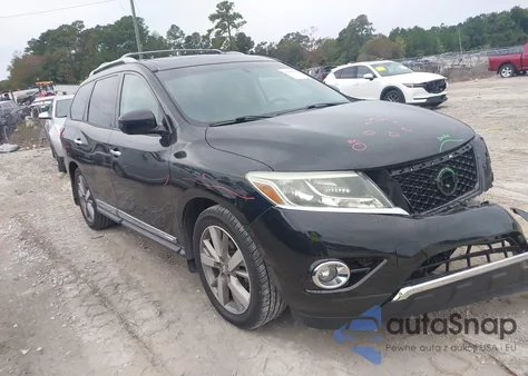 2016 Nissan Pathfinder Platinum z USA, uszkodzony, nr VIN 5N1AR2MM3GC609820